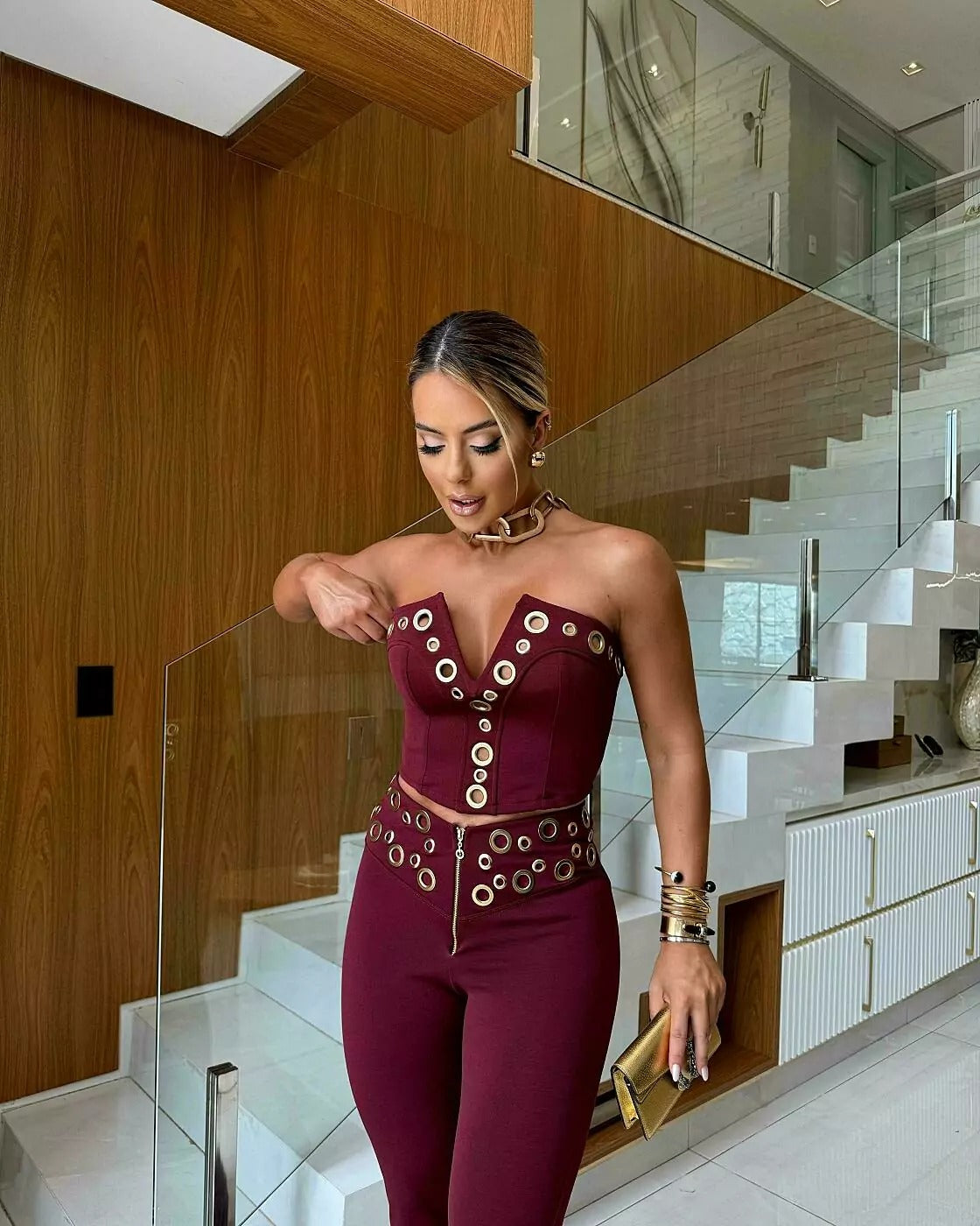 Conjunto de Calça Dulce O Poder da Elegância Estruturada