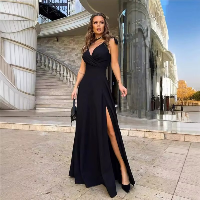 Vestido Longo Amora Elegância Fatal em Movimento
