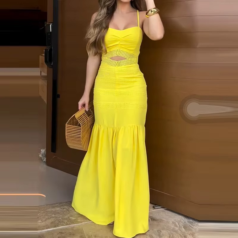 Vestido Longo Lavínia O Encanto Luminoso da Elegância