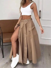 Conjunto de Saia Isabela Feminino com Saia Maxi de Fenda e Top Cropped  Estilo e Liberdade