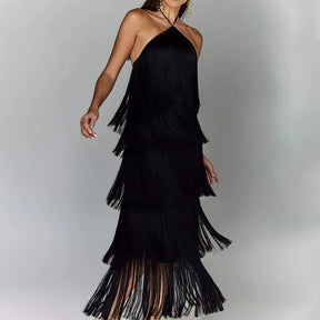 Vestido Longo Renata  Movimento, Charme e Luxo em Cada Camada