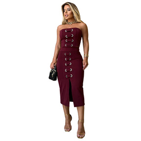 Conjunto de Saia Violeta O Encanto do Minimalismo Sofisticado