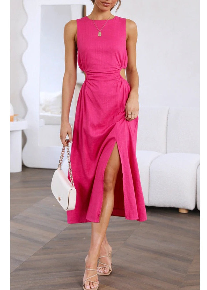 Vestido Midi Gisella Feminino Mocinha Para o Verão