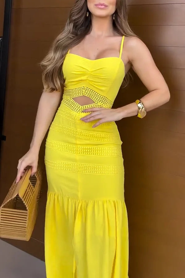 Vestido Longo Lavínia O Encanto Luminoso da Elegância