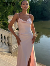 Vestido Longo Mirela Elegância Fluida à Beira do Luxo