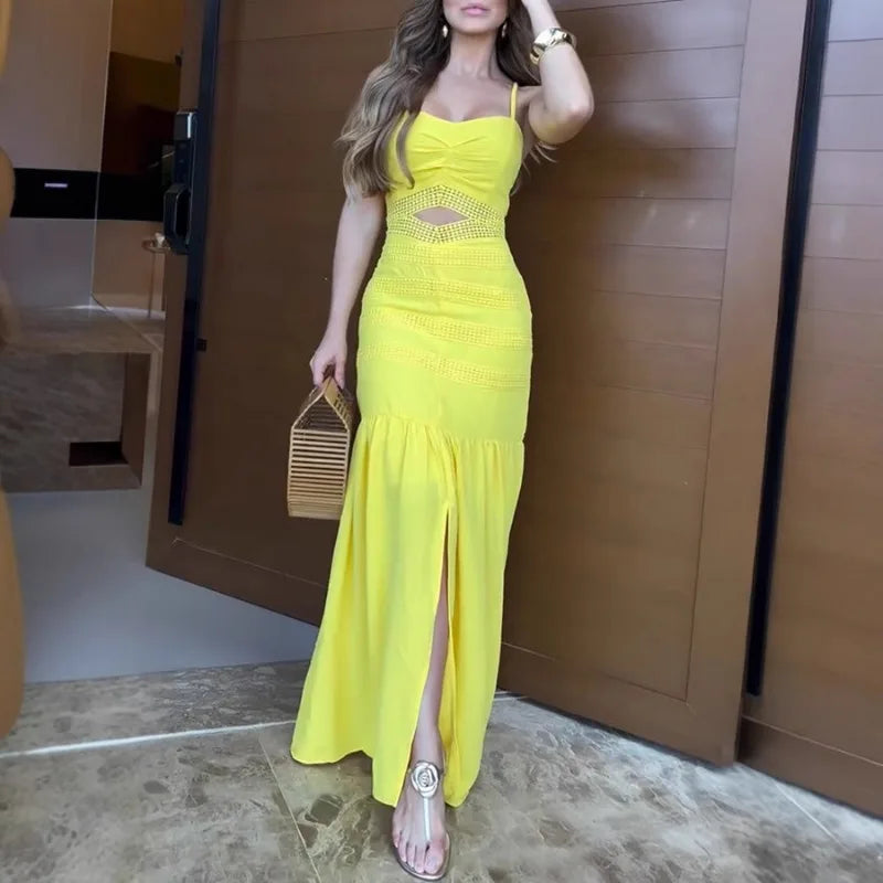 Vestido Longo Lavínia O Encanto Luminoso da Elegância