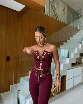 Conjunto de Calça Dulce O Poder da Elegância Estruturada