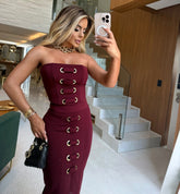 Conjunto de Saia Violeta O Encanto do Minimalismo Sofisticado