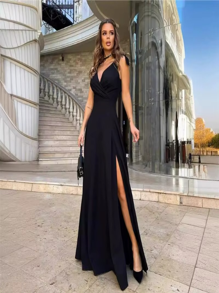 Vestido Longo Amora Elegância Fatal em Movimento